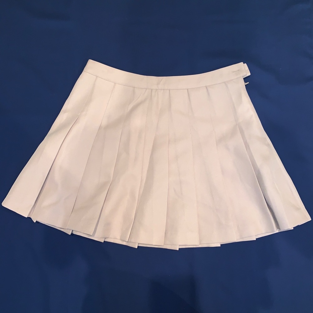 Forever 21 pleated khaki mini skirt